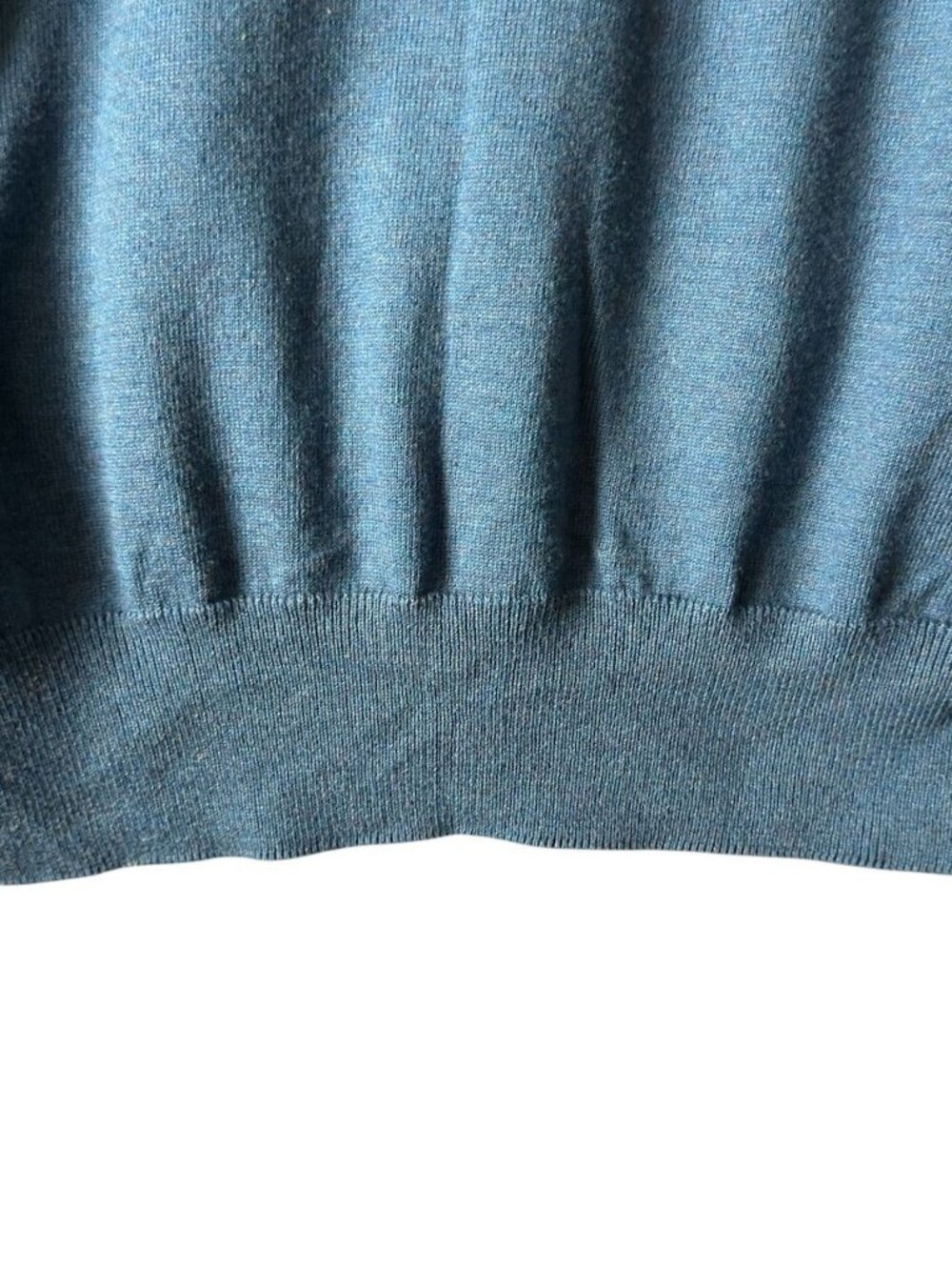 Vtg Paul Fredrick Mens S Sweater Ice Blue Diamond Silk Blend Long Sleeve Crew - Picture 12 of 16